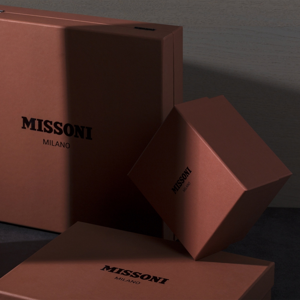 Missoni Nastri Orange Mug - Luxury box