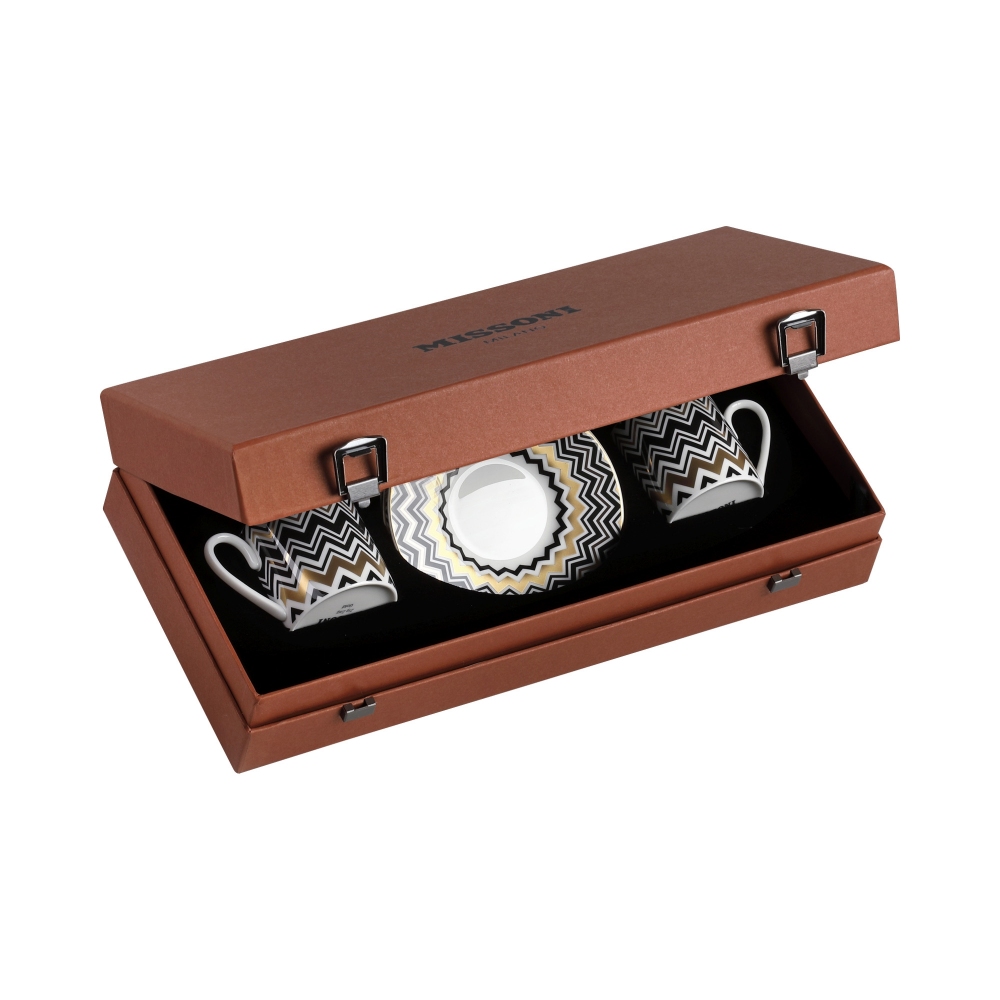Missoni Zig Zag Gold Set of 2 Coffee...
