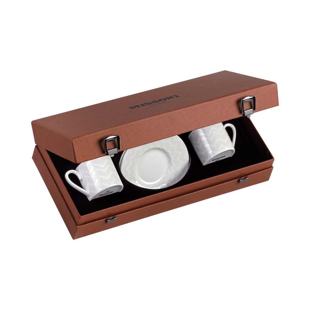 Missoni Zig Zag White Set of 2 Coffee...