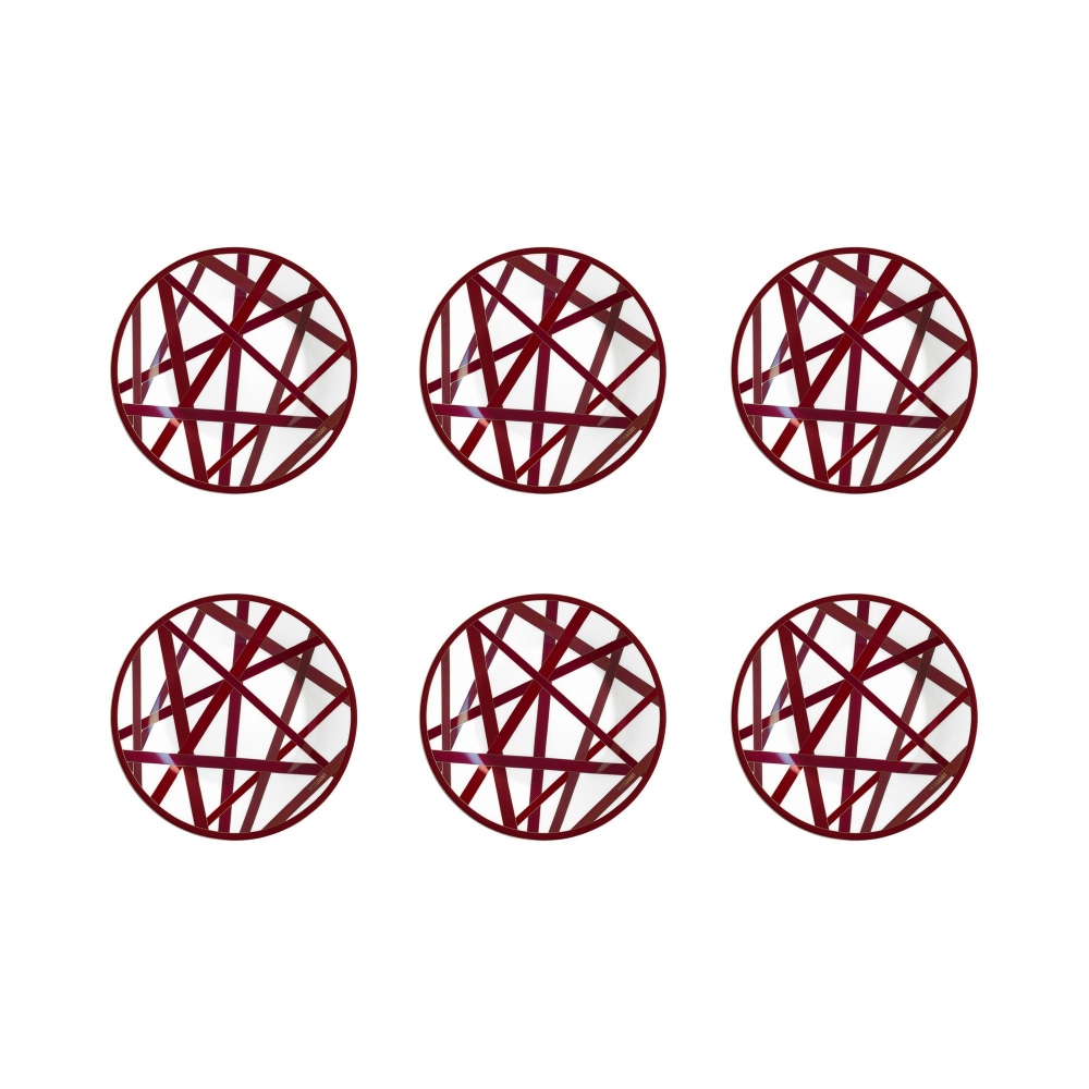 Missoni Nastri Bordeaux Set of 6...