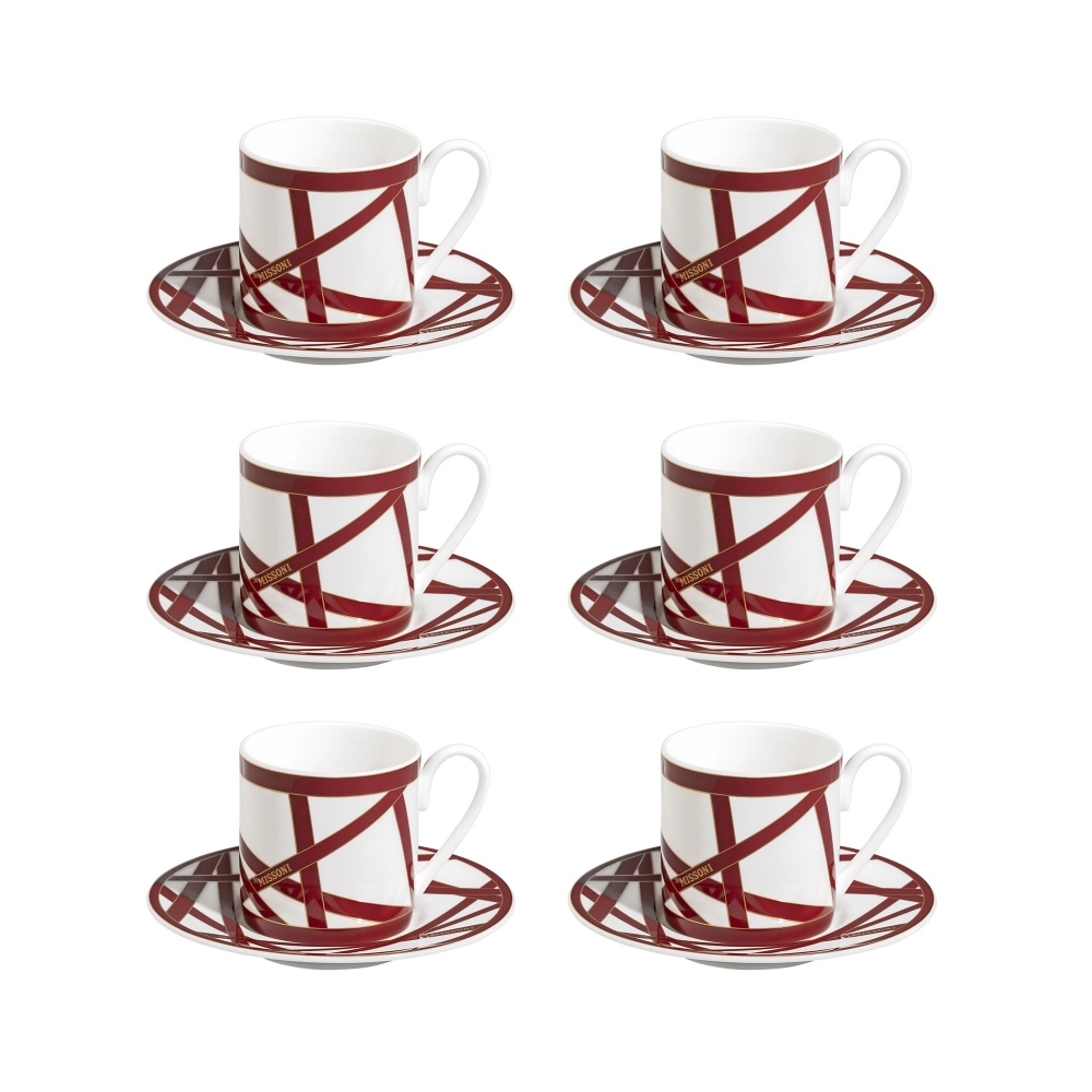 Missoni Nastri Bordeaux Set of 6...