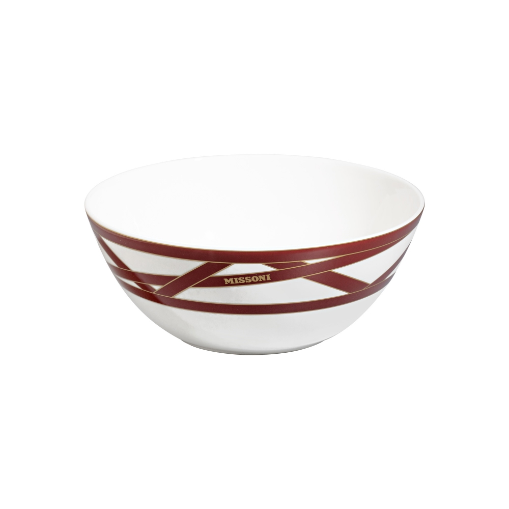 Missoni Nastri Bordeaux Set of 6 soup bowls