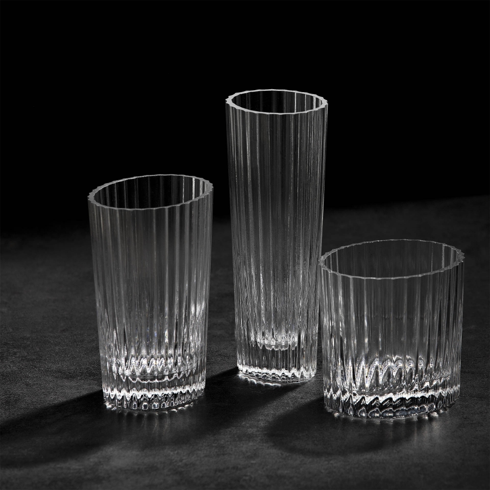 Missoni Nastri Transparent Set of 6 champagne glasses 22 cl