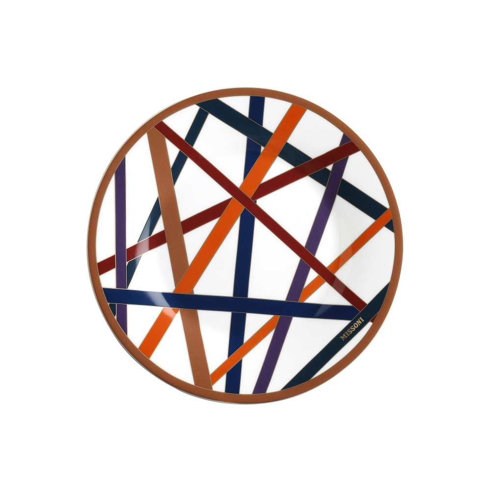 Missoni  6 piatti frutta Nastri Multicolor diam. 21,5 cm