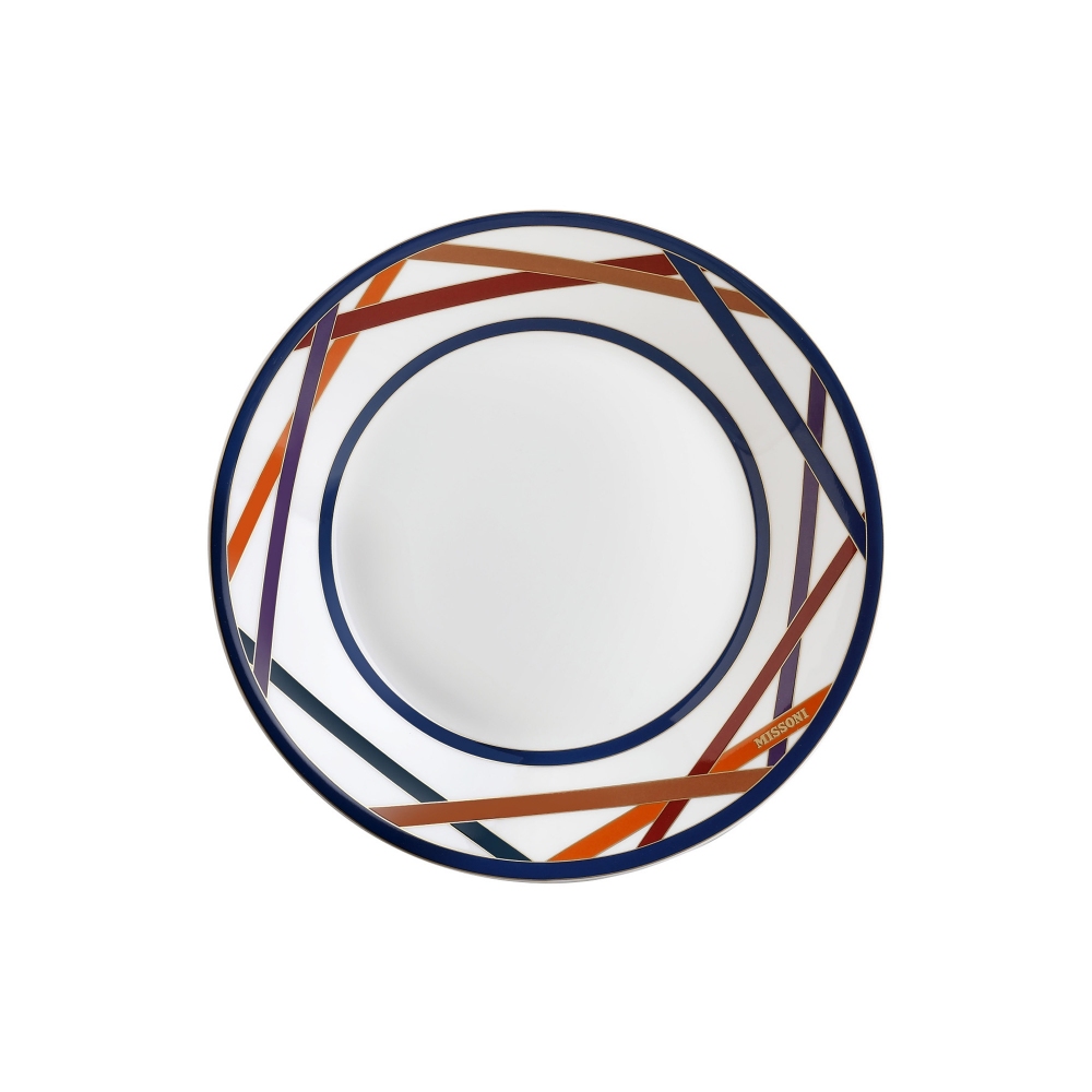 Missoni Nastri Multicolor Set of 6 Soup Plates diam. 22 cm