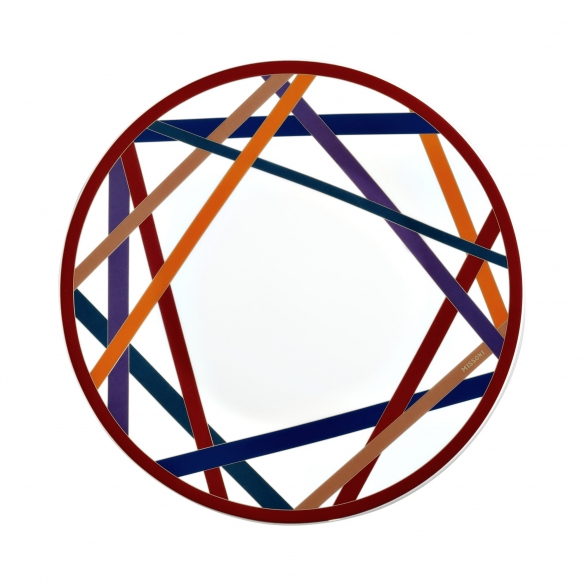 Missoni Nastri Multicolor Charger Plate diam. 32 cm
