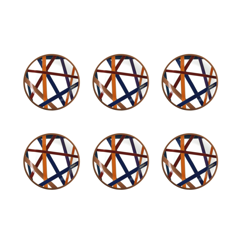 Missoni Nastri Multicolor Set of 6...