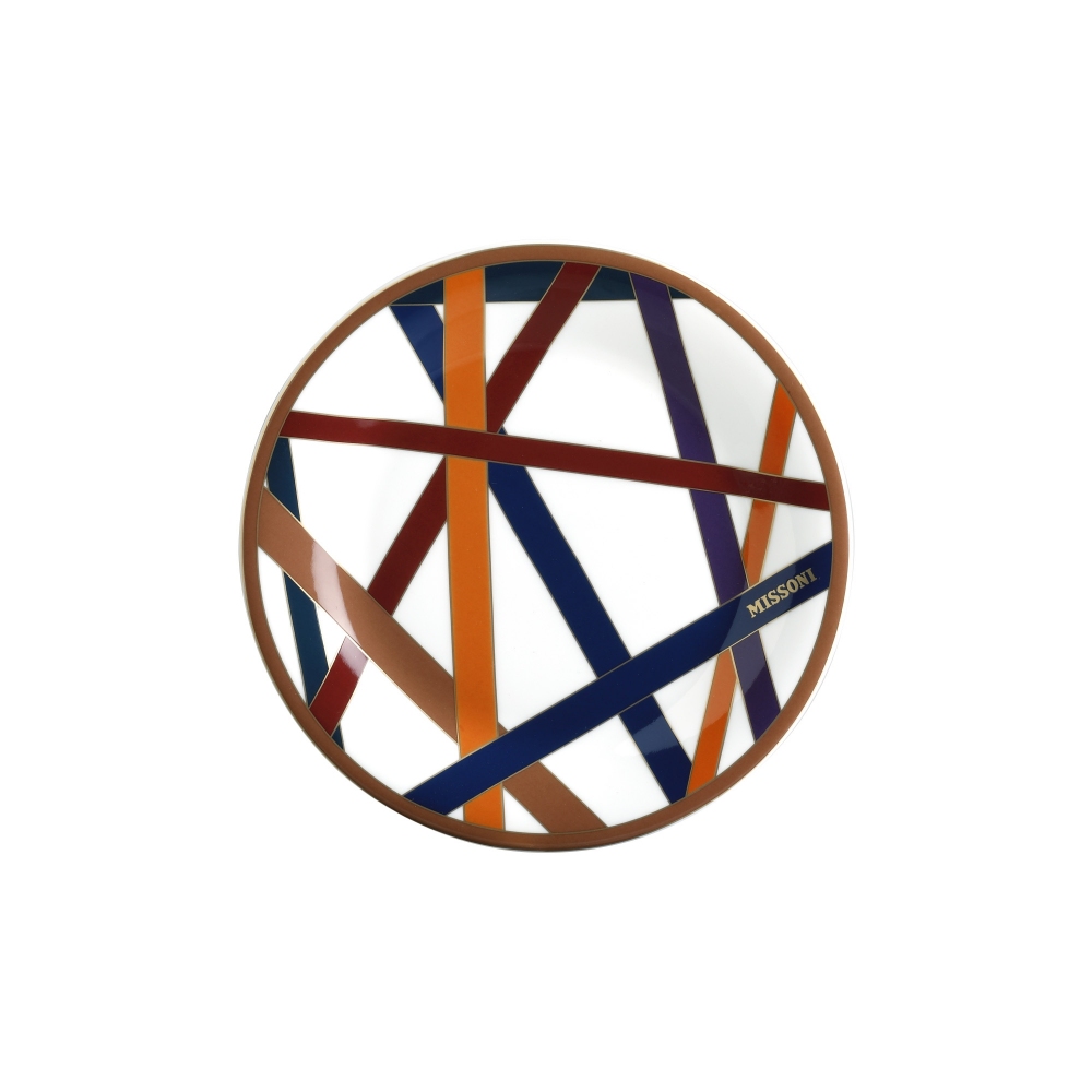 Missoni Nastri Multicolor Set of 6 Bread Plates diam. 16,8 cm