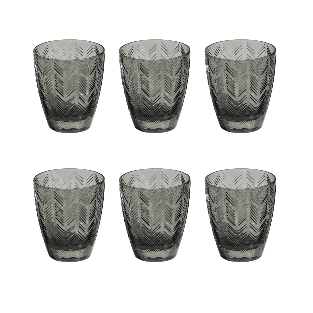 Missoni Zig Zag Grey Set of 6 Wine...