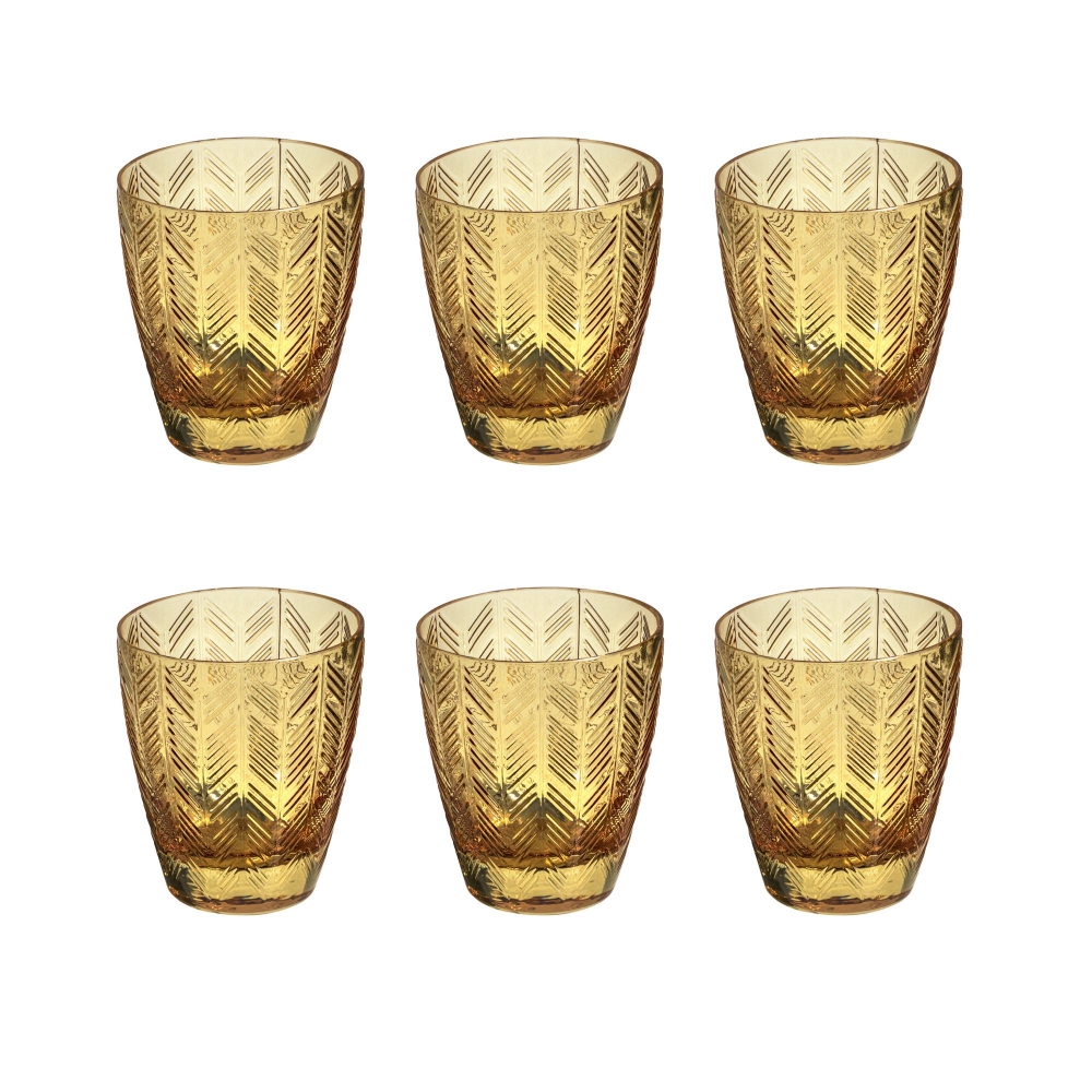 Missoni Zig Zag Ambra Set of 6 wine...