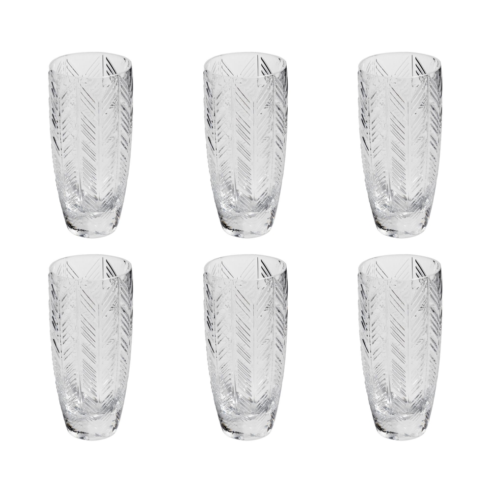 Missoni Zig Zag Transparent Set of 6...