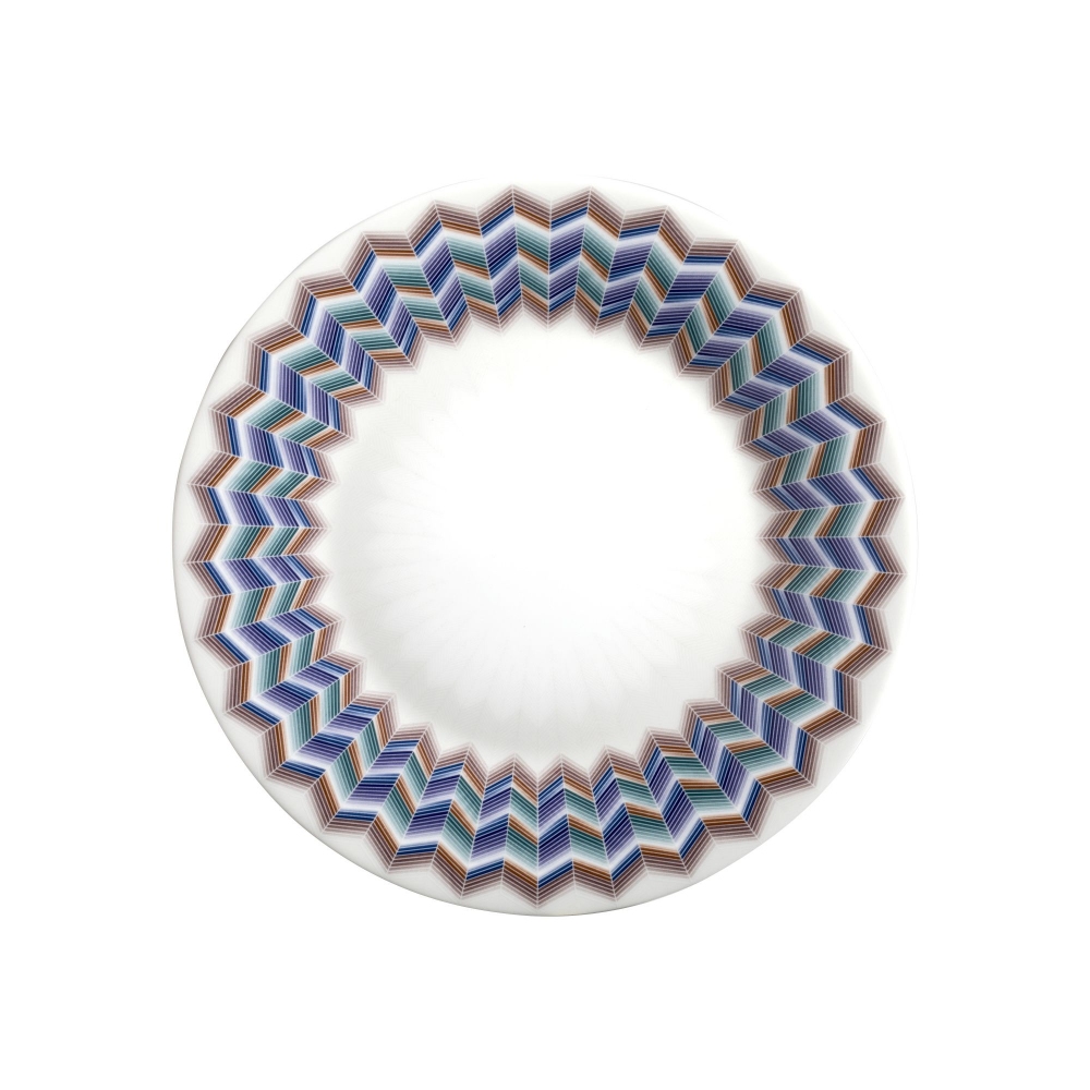 Missoni Zig Zag Jarris 148 Set of 6 Fruit Plates diam. 21,5 cm