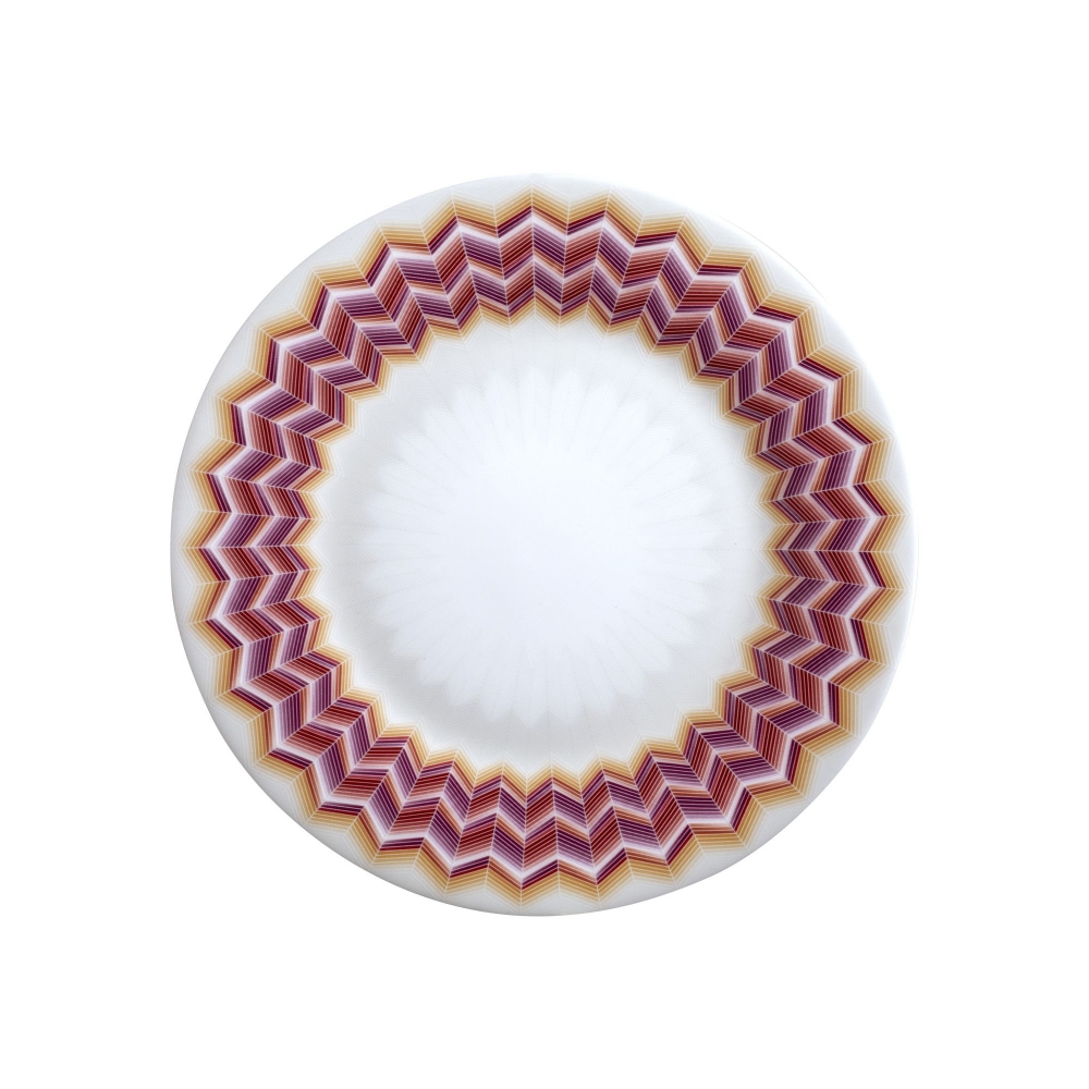 Missoni Zig Zag Jarris 156 Set of 6 Fruit Plates diam. 21,5 cm