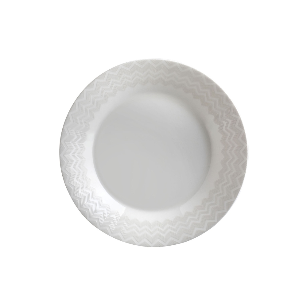 Missoni  6 piatti fondi Zig Zag White diam. 22 cm