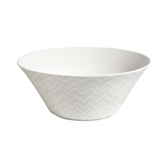 Missoni Zig Zag White Salad Bowl