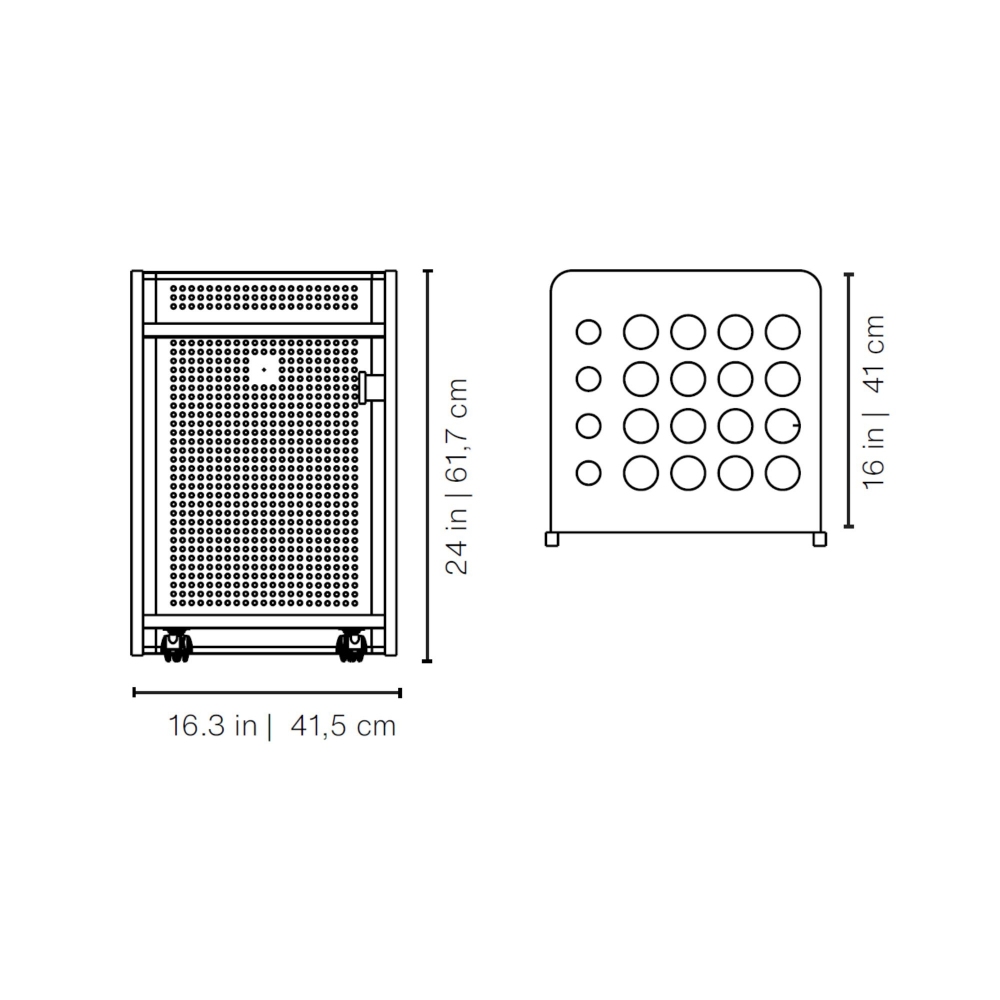 RS Barcelona Porta stecche da terra Mou Indoor