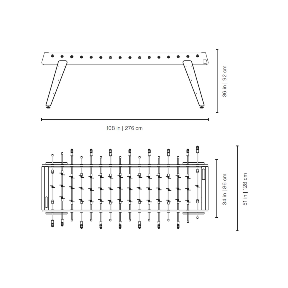 RS Barcelona RS Max indoor/outdoor football table