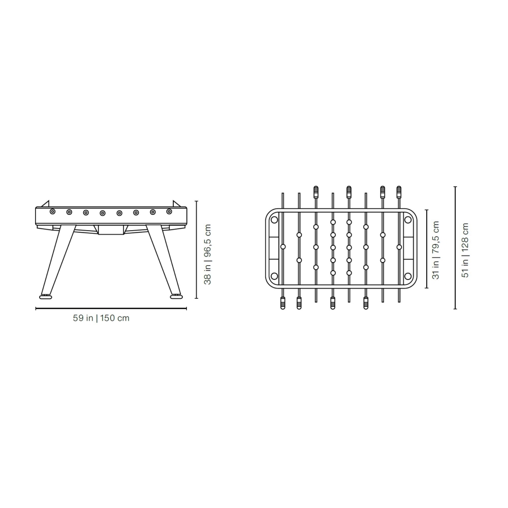 RS Barcelona RS2 indoor football table