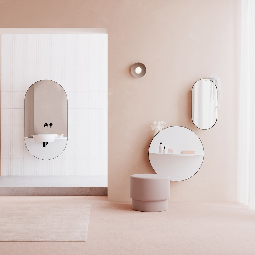 Ex.t Arco Wall-mounted Bathroom Mirror