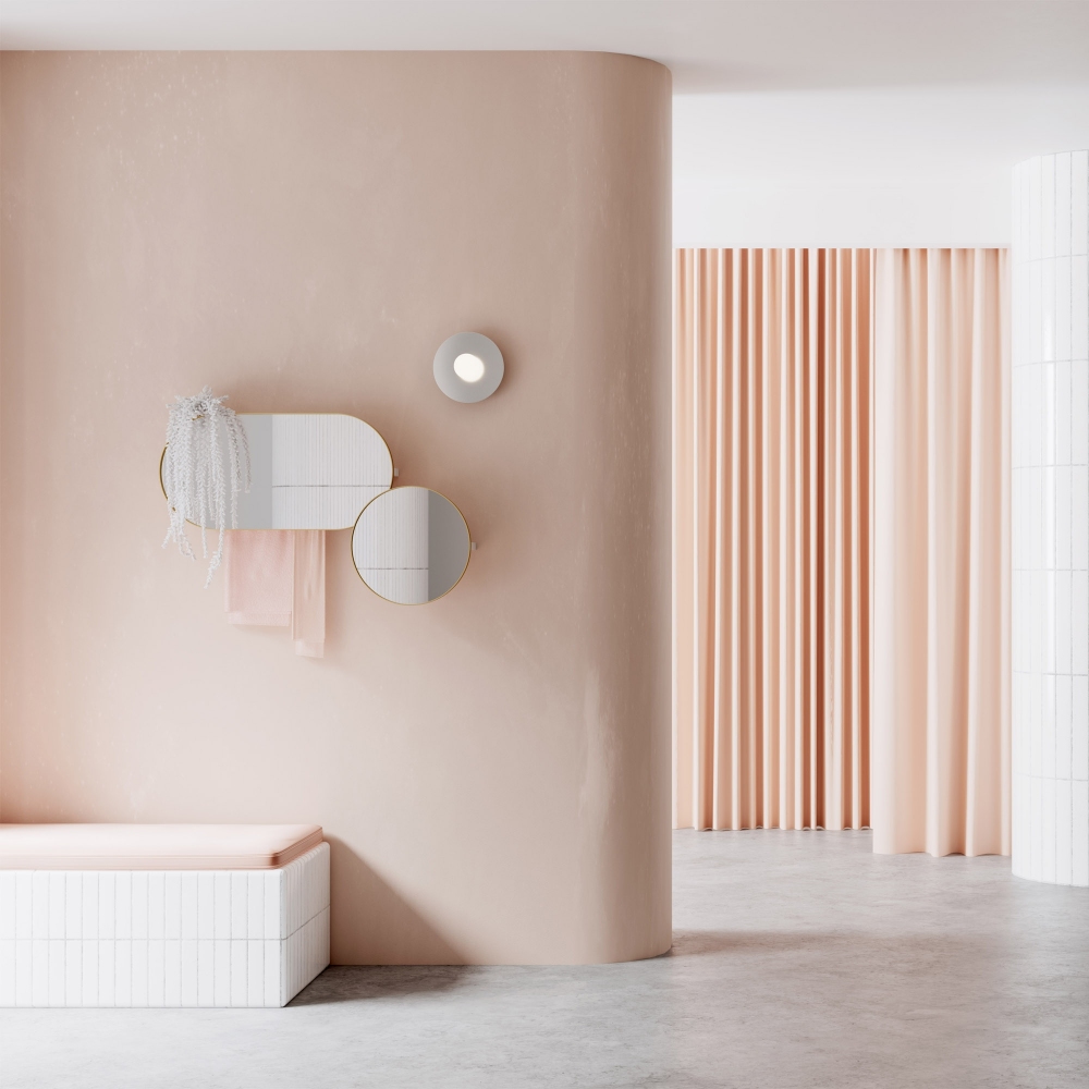 Ex.t Specchio da parete ovale orizzontale Arco