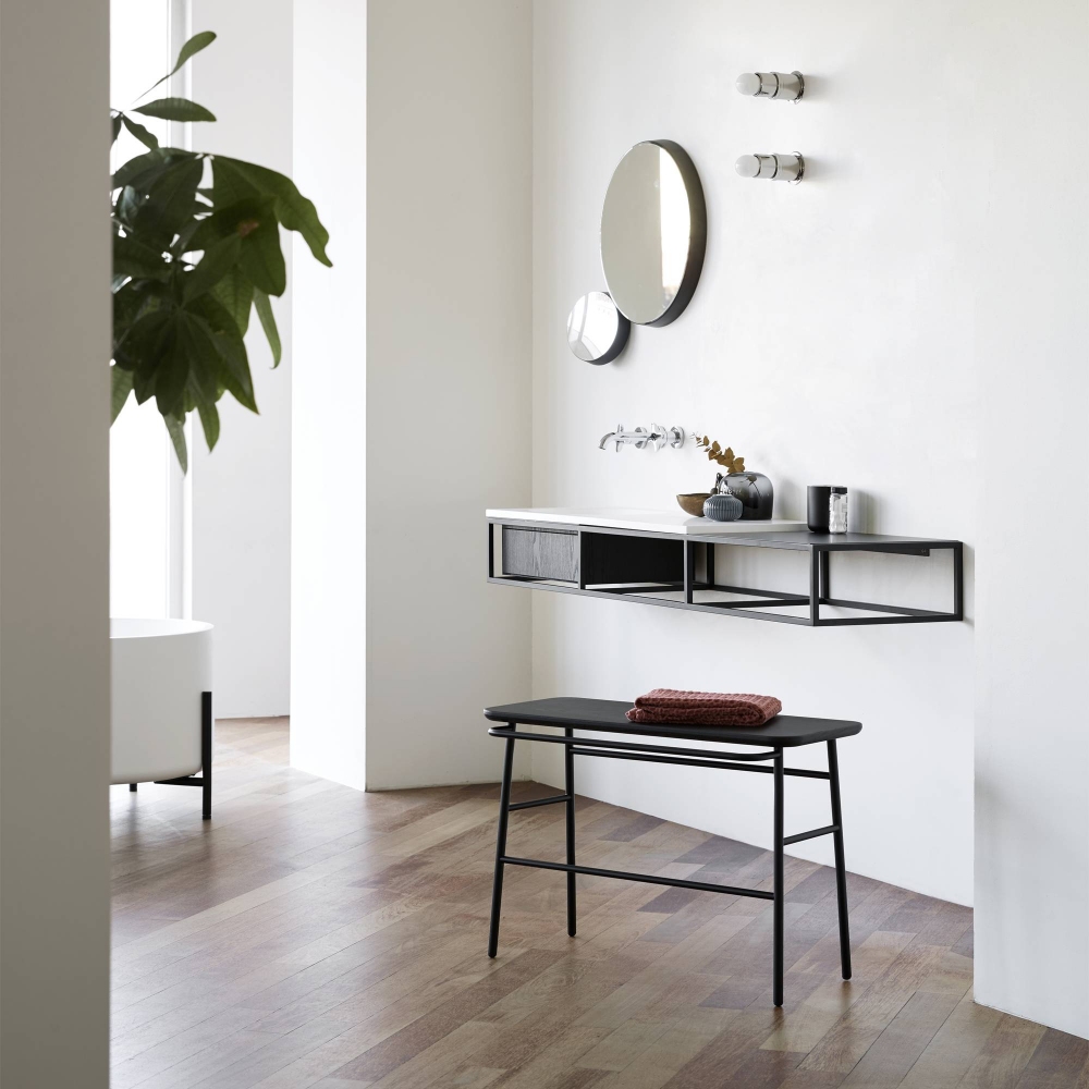 Ex.t Frame wall-mounted cabinet with included sink