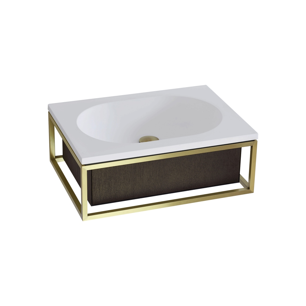 Ex.t Frame wall-mounted sink with an...