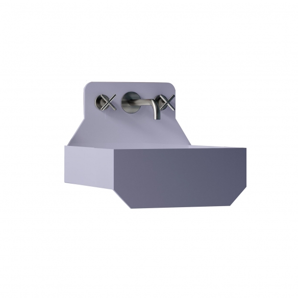 Ex.t Lavabo da parete Frieze One High - Staffa di supporto inclusa