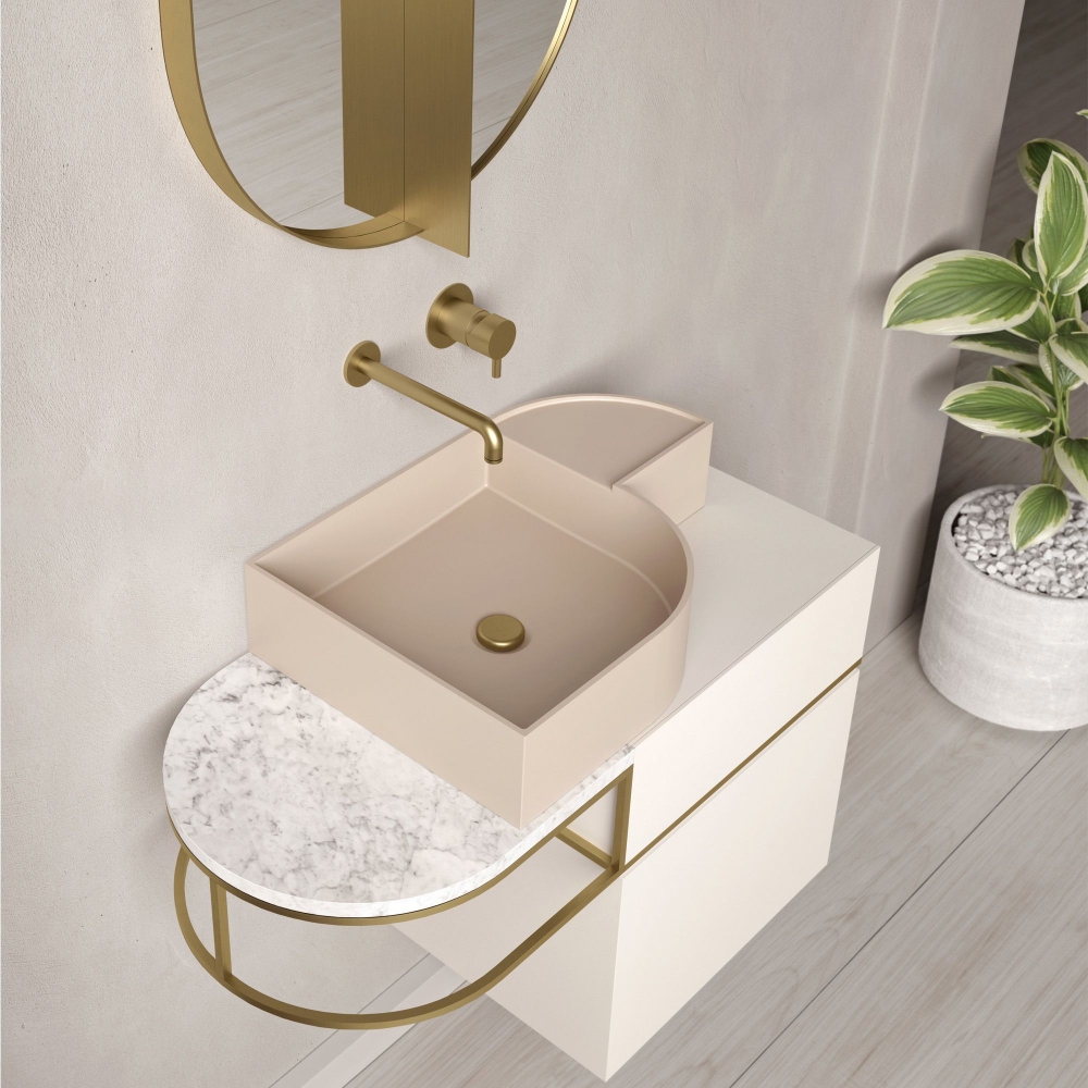 Ex.t Nouveau countertop basin with soap dish