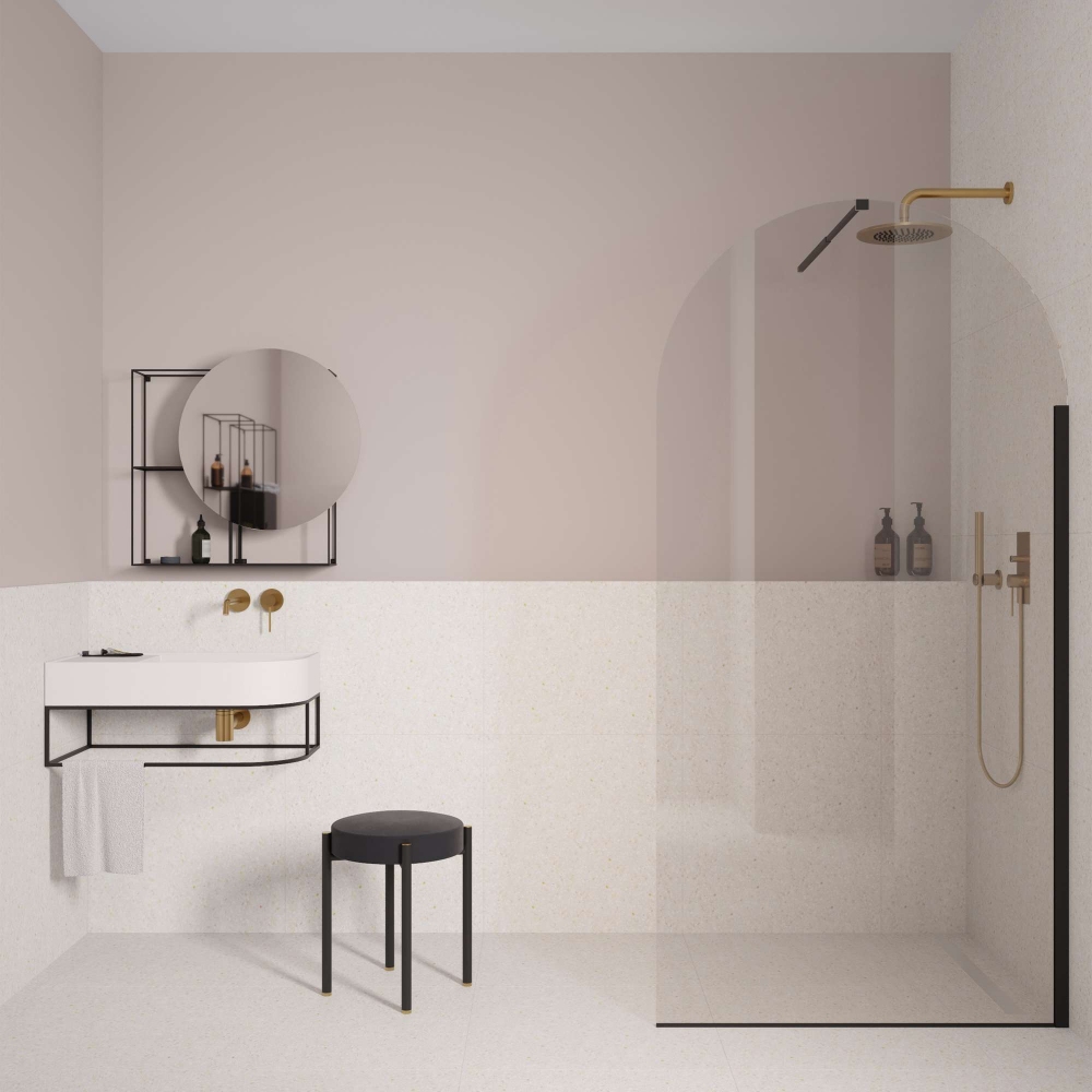 Ex.t Nouveau countertop basin with a right-hand shelf