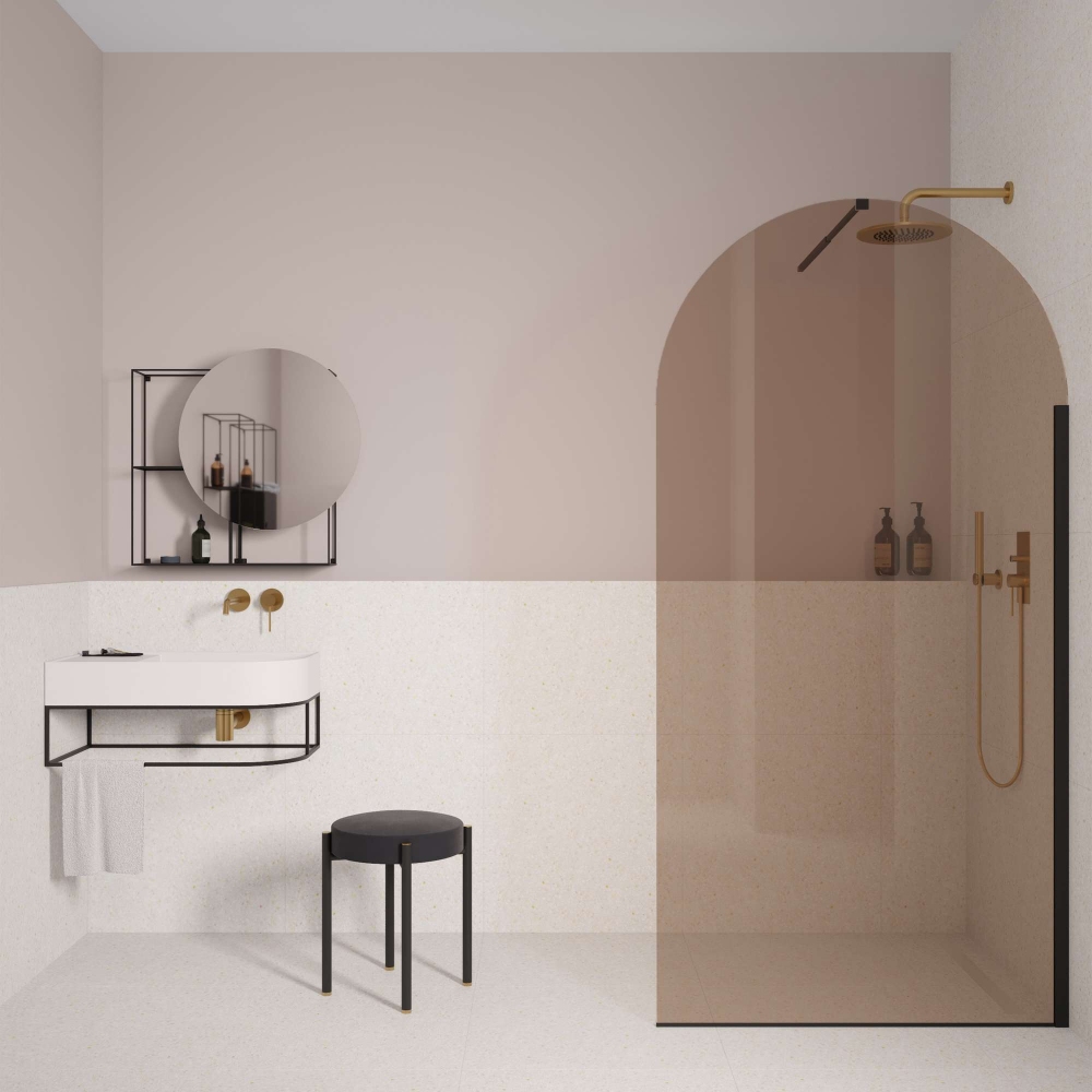 Ex.t Nouveau countertop basin with a right-hand shelf