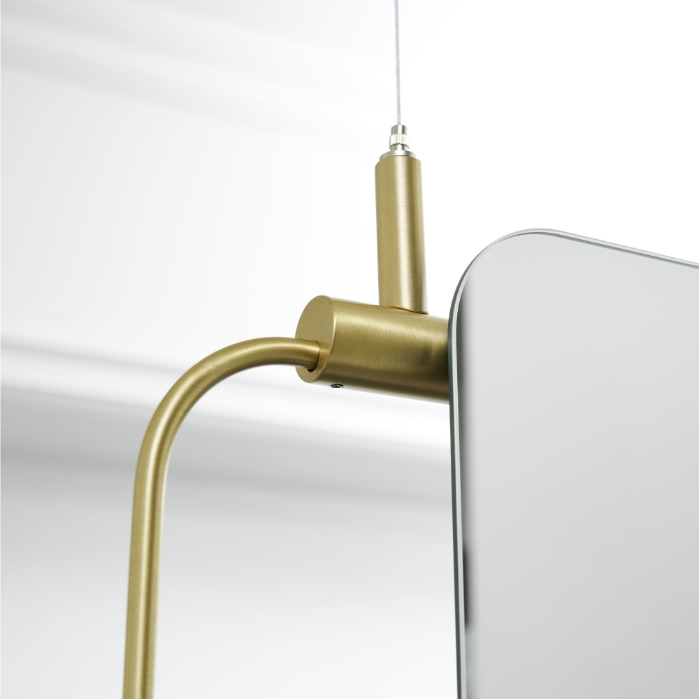 Ex.t Griglia a soffitto Nudo con specchio e vassoio - Composizione 2