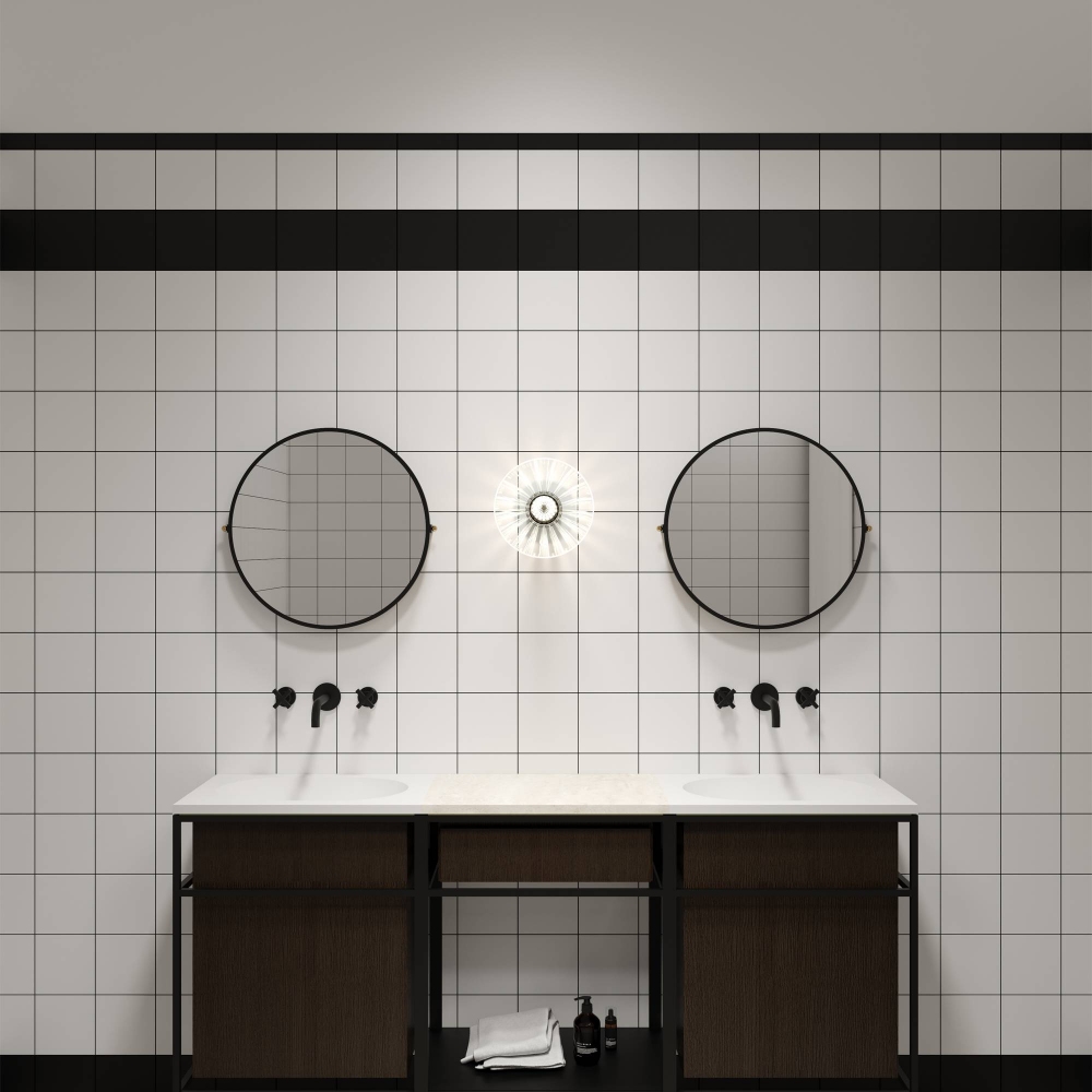 Ex.t Peacock Wall Lamp