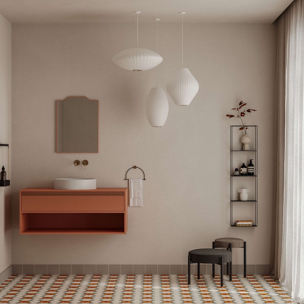 Ex.t Rest Round 50 Ottoman