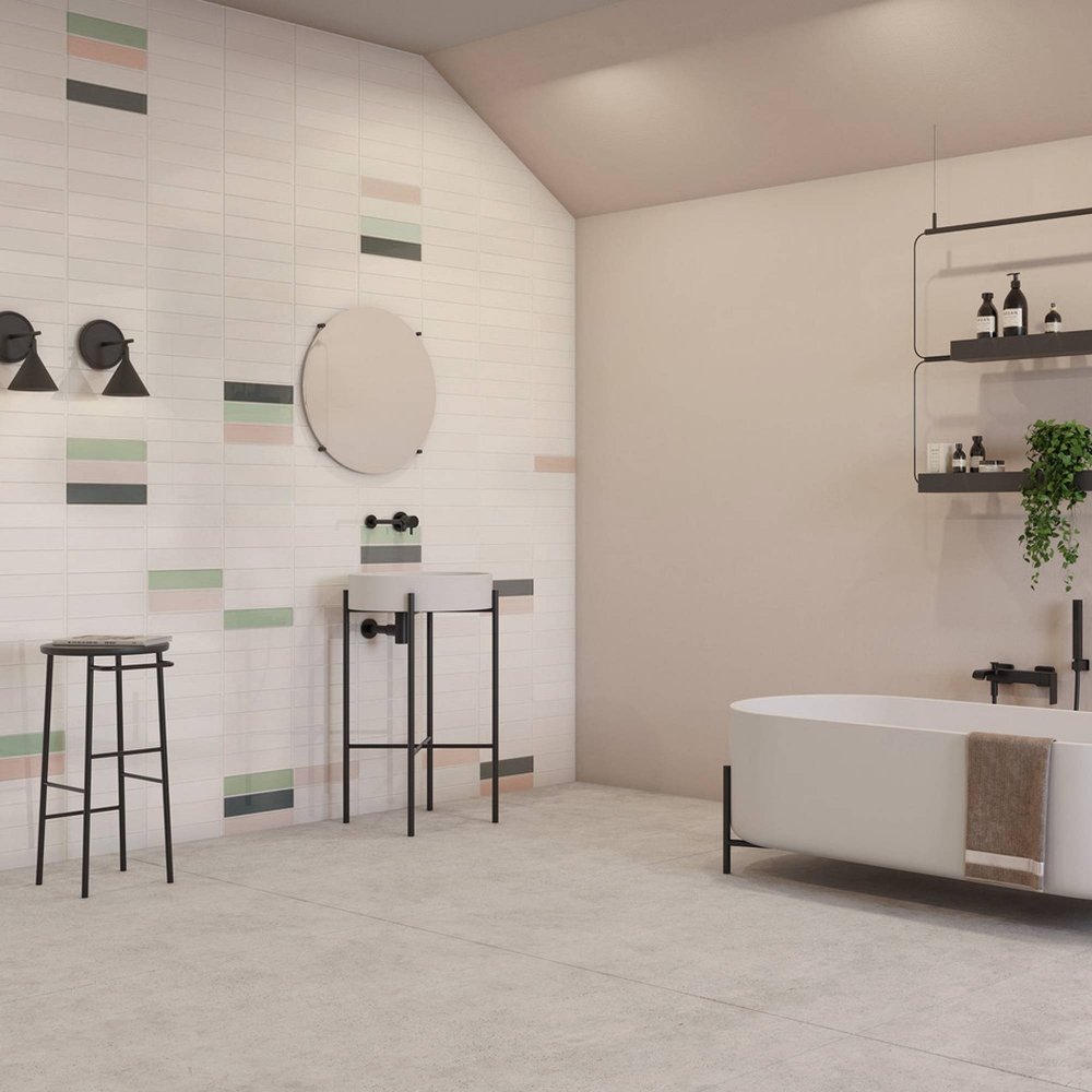 Ex.t Consolle da bagno Stand con lavabo ovale incluso