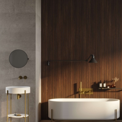 Ex.t Stand Round Wall Mirror 2