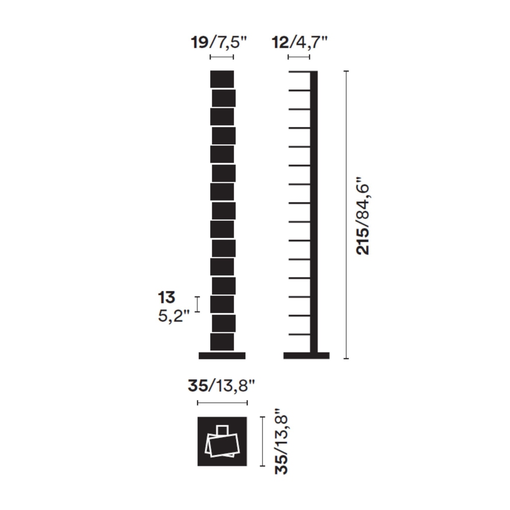 Opinion Ciatti Libreria Con Base Ptolomeo H 215