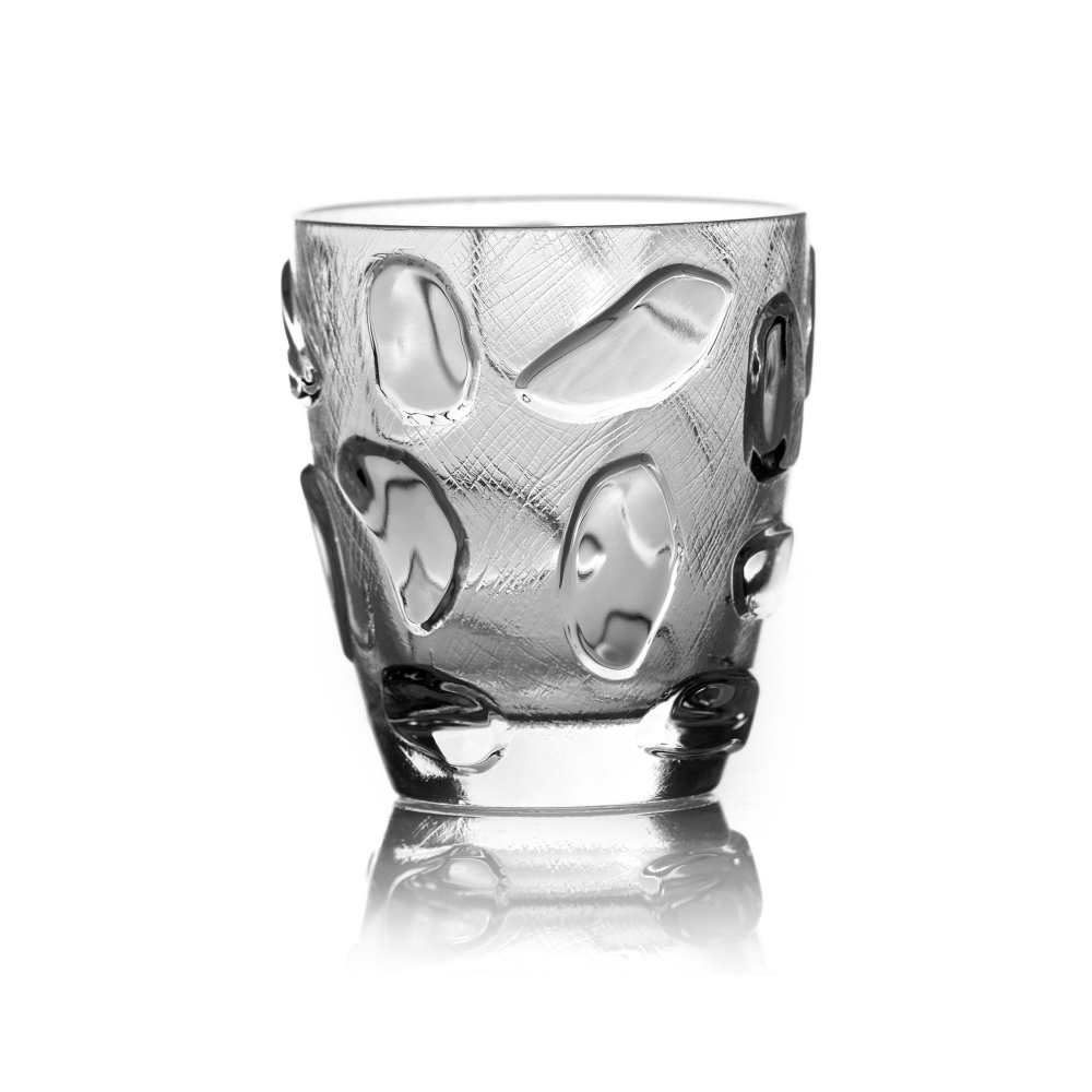 Arnolfo di Cambio Set of 2 Old Fashion Bolle glasses - Designed by Michele De Lucchi