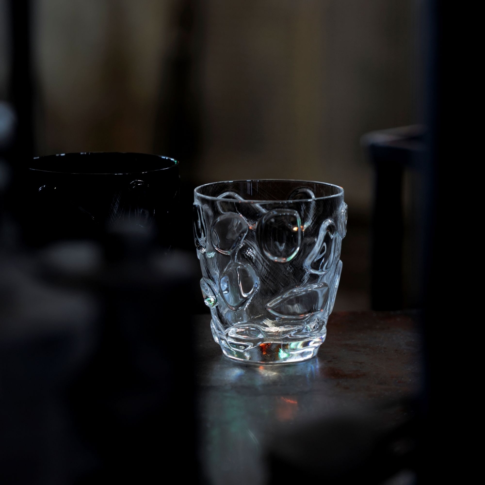 Arnolfo di Cambio Set of 2 Old Fashion Bolle glasses - Designed by Michele De Lucchi