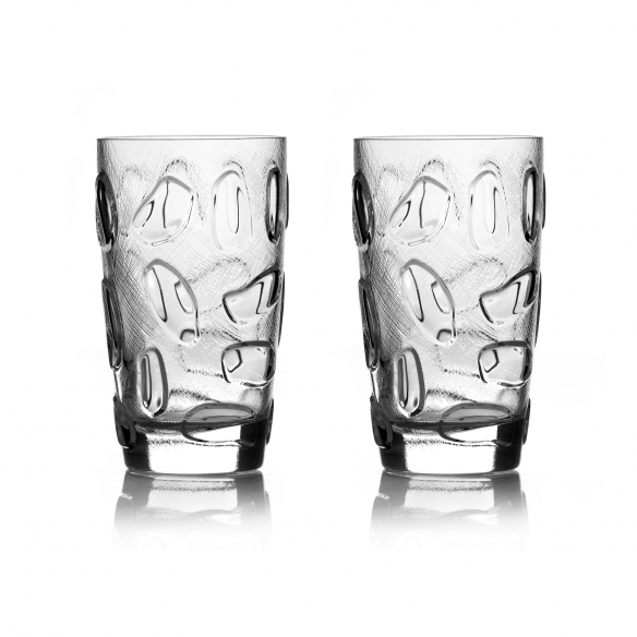 Arnolfo di Cambio Set 2 bicchieri bibita Bolle - Design di Michele De Lucchi