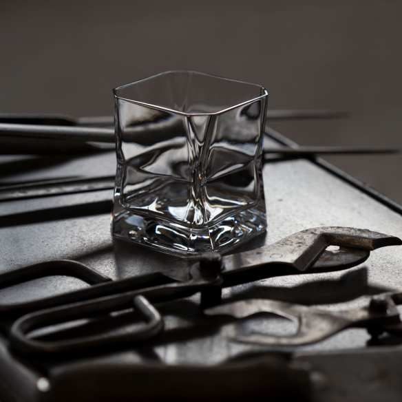 Arnolfo di Cambio Set of 2 Cini Old Fashion Glasses - Designed by Cini Boeri