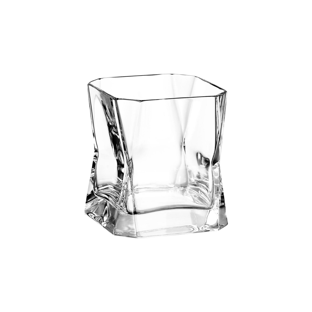 Arnolfo di Cambio Set of 2 Cini Double Old Fashion Glasses - Designed by Cini Boeri