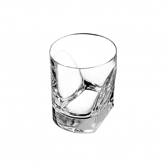 Arnolfo di Cambio Set of 4 double old fashion Conversazione Glasses - Designed by Enzo Mari
