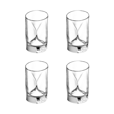 Arnolfo di Cambio Set of 4 old fashion Conversazione Glasses - Designed by Enzo Mari