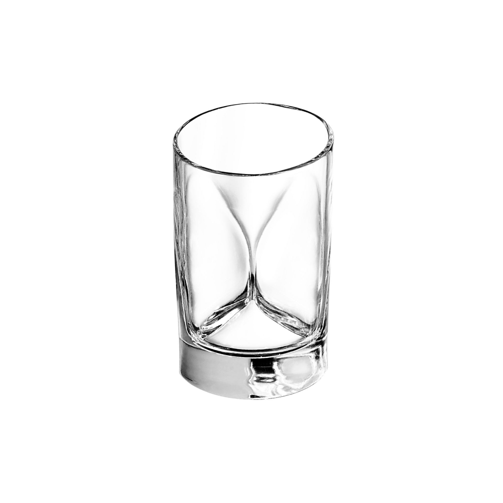 Arnolfo di Cambio Set of 4 old fashion Conversazione Glasses - Designed by Enzo Mari
