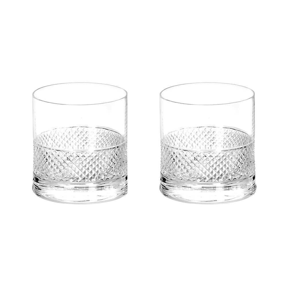 Arnolfo di Cambio  2 bicchieri old fashion Diamond - Design di Claire Le Sage