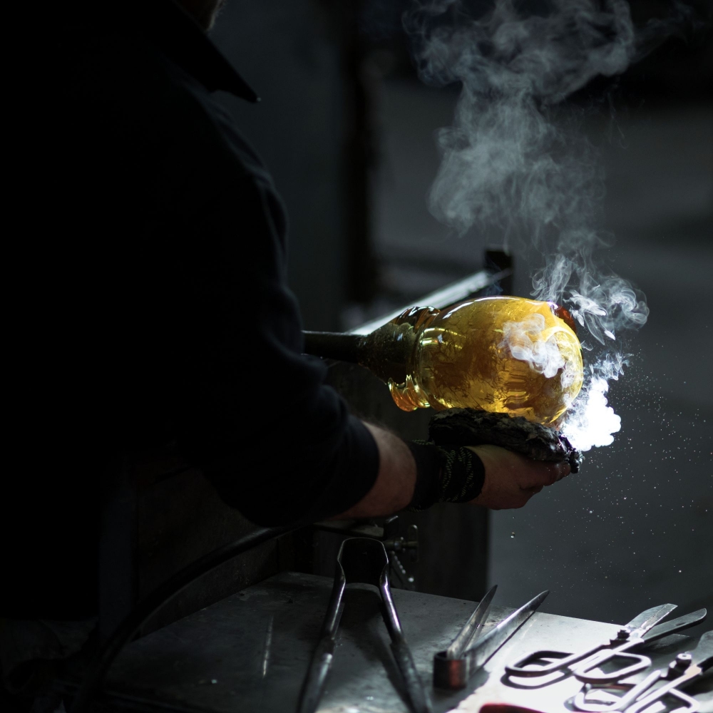 Arnolfo di Cambio  2 calici acqua Diamond - Design di Claire Le Sage