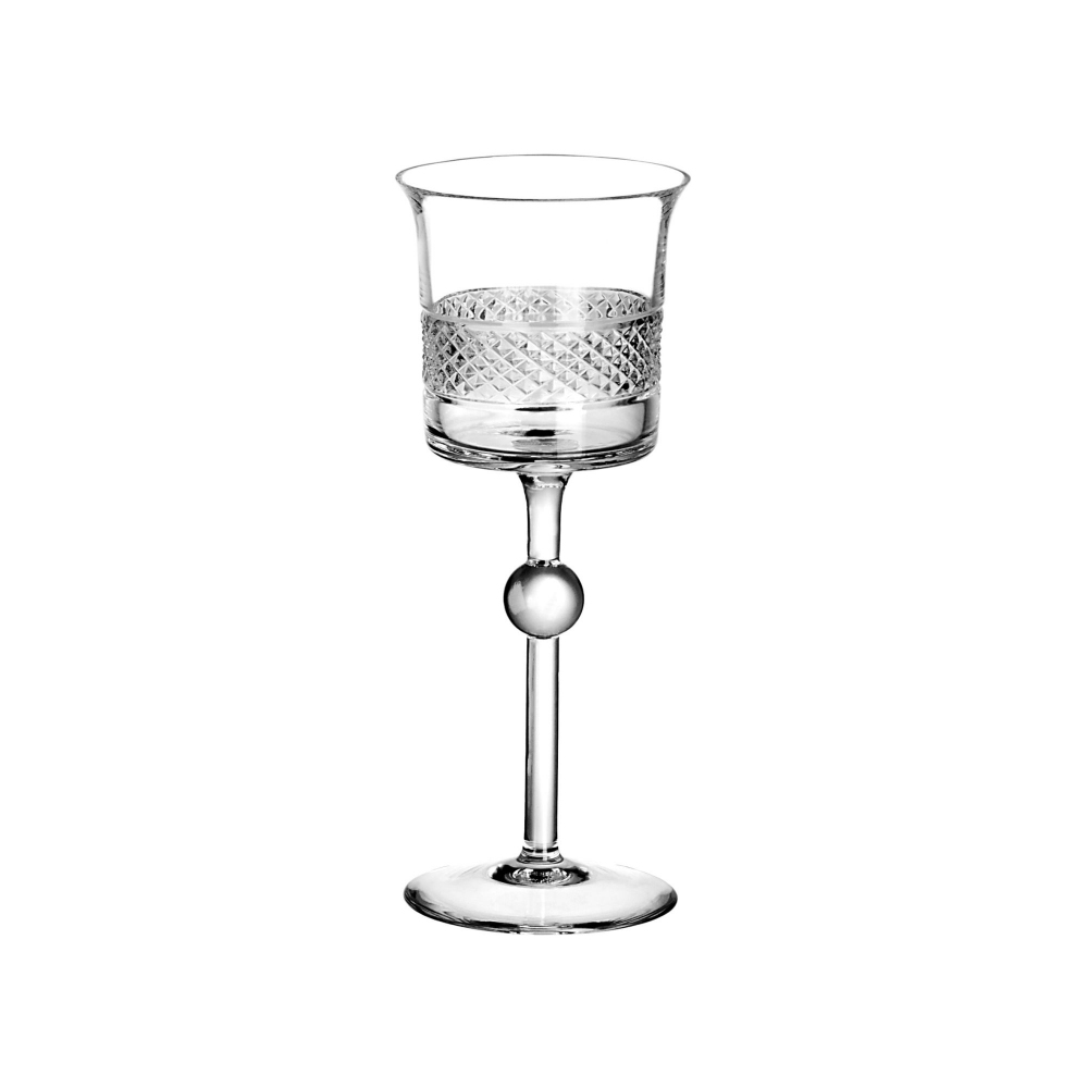 Arnolfo di Cambio Set of 2 Diamond Wine Goblets - Designed by Claire Le Sage