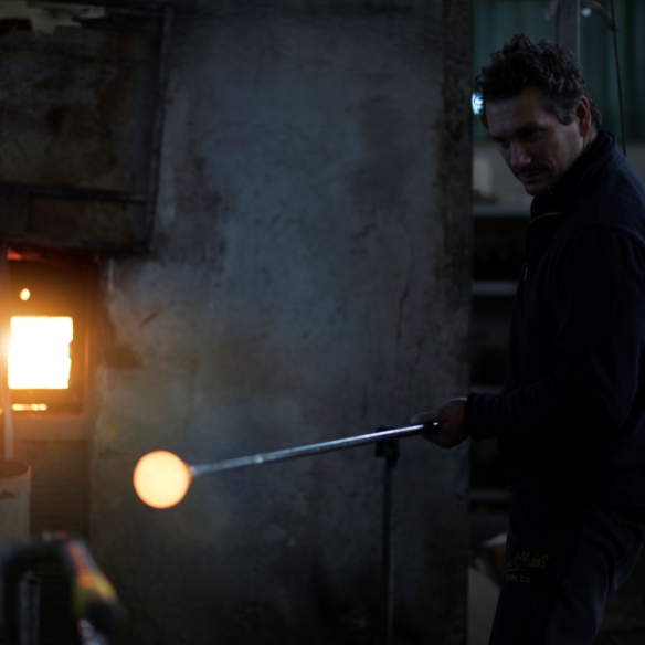 Arnolfo di Cambio Set of 2 Diamond Flute Goblets - Designed by Claire Le Sage