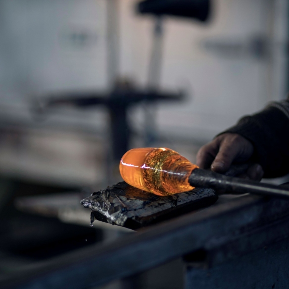 Arnolfo di Cambio Set of 2 Diamond Flute Goblets - Designed by Claire Le Sage