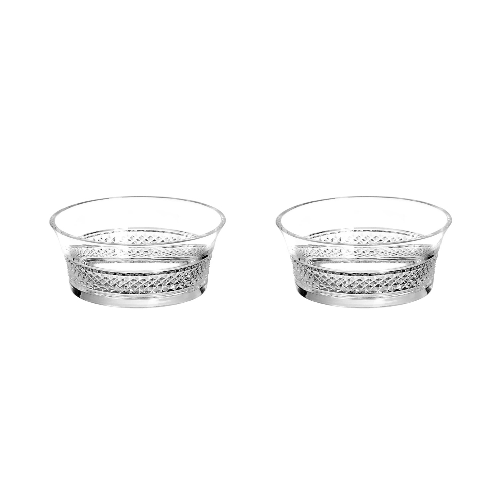 Arnolfo di Cambio Set of 2 Diamond Bowls - Designed by Claire Le Sage